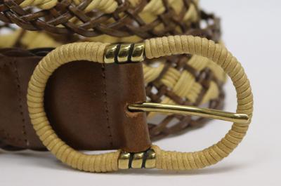 Handmade Leather Braided Belt