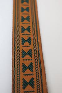floral embroidered belt